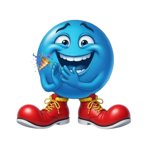 blue party emoji